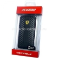 Кожаный чехол для iPhone 4/4S Ferrari Flip Challenge, Black (FEFLIP4C)