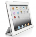 Кожаный чехол на заднюю панель iPad 2 SGP Griff Series, цвет белый (SGP07694)