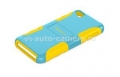 Пластиковый чехол-накладка для iPod touch 5G Macally Hardshell Case, цвет blue/Yellow (TANKBL-T5) (TANKGR-T5)