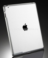 Защитная наклейка на заднюю крышку iPad 3 и iPad 4 SGP Skin Guard Series, цвет белый карбон (SGP08859)