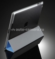 Защитная наклейка на заднюю крышку iPad 3 и iPad 4 SGP Skin Guard Series, цвет черный карбон (SGP08858)