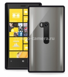 Чехол на заднюю крышку Nokia Lumia 920 PURO Clear Cover, цвет black (NK920CLEARBLK)