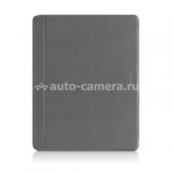 Чехол-подставка для iPad 3 и iPad 4 Macally protective snap-on case, цвет grey