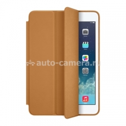 Оригинальный кожаный чехол для iPad mini / iPad mini 2 (retina) Apple Smart Case, цвет brown (ME706LL/A)