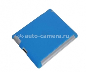 Пластиковый чехол на заднюю панель iPad 3 и iPad 4 Loctek, цвет голубой (PAC814BL)